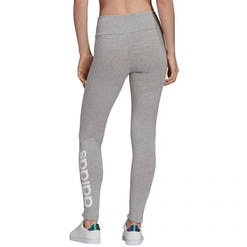 Adidas Womens Essentials High-Waist Leggings - Gray