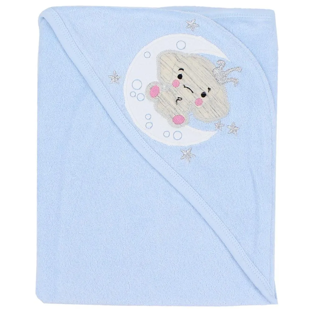 Baby Blue Baby Hooded Towel (Elephant)