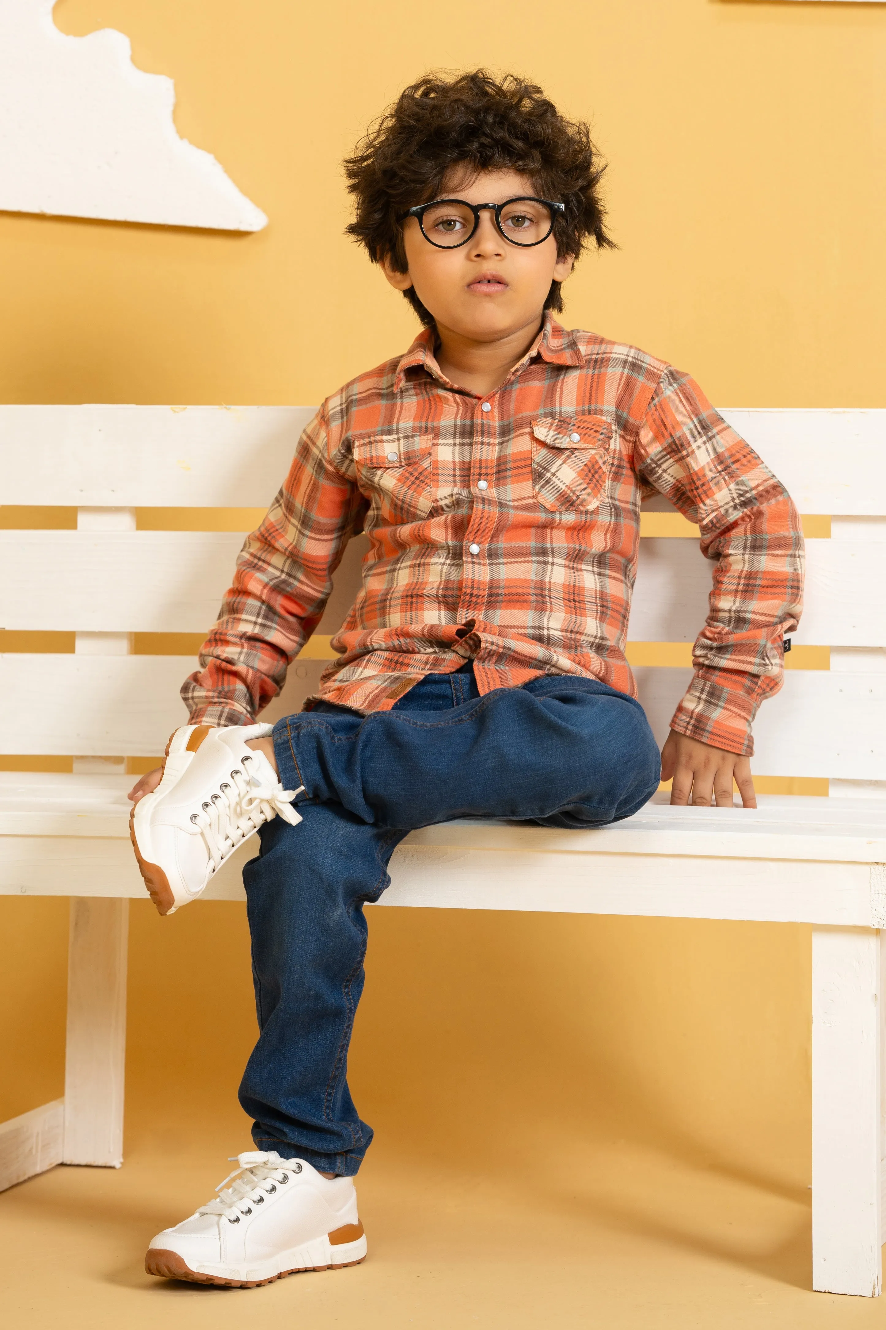 Boys GHASSAN Cotton Casual Shirt