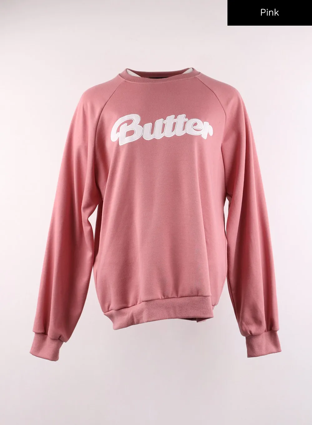 Butter Lettering Sweatshirt IJ430