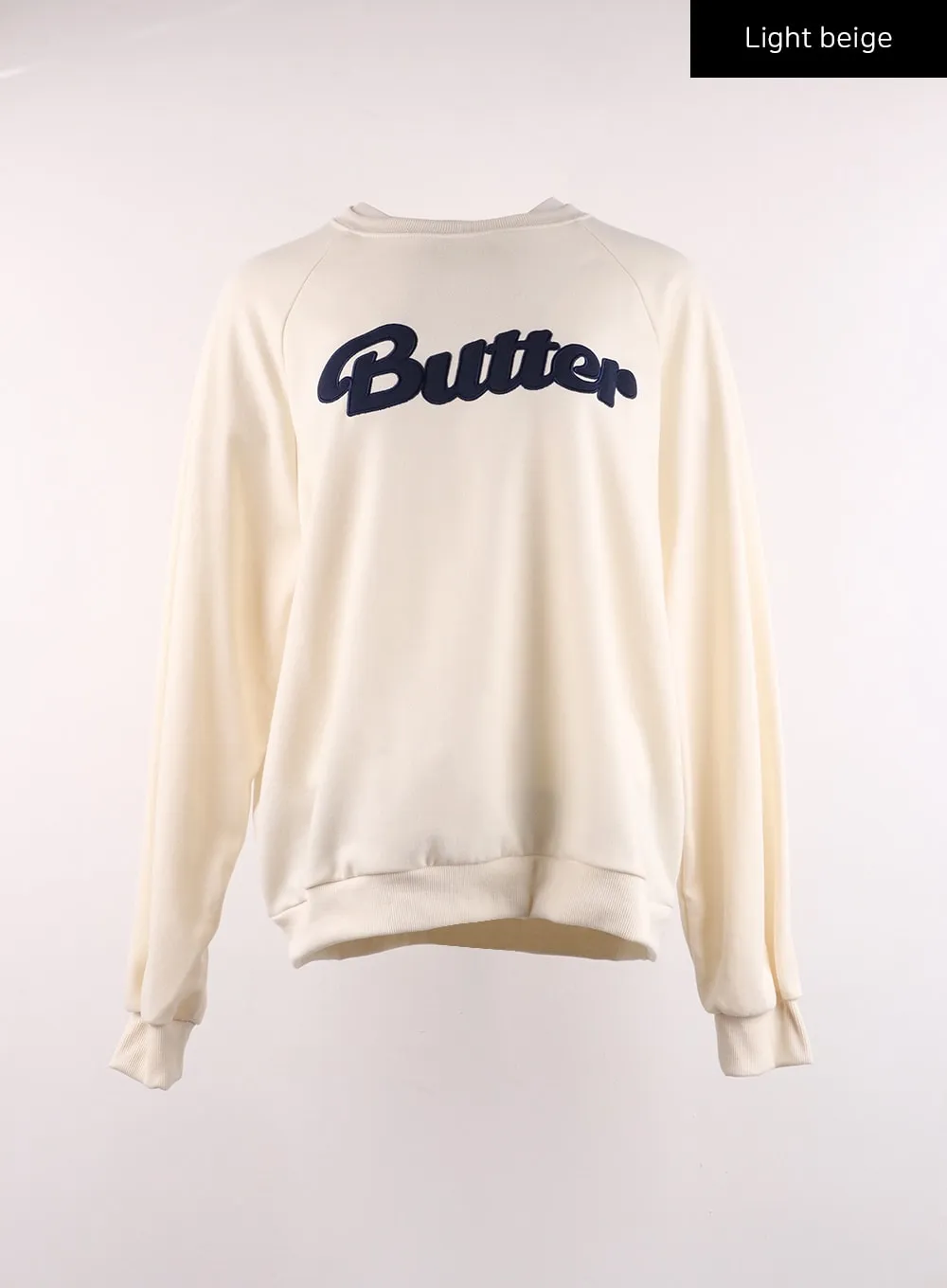 Butter Lettering Sweatshirt IJ430