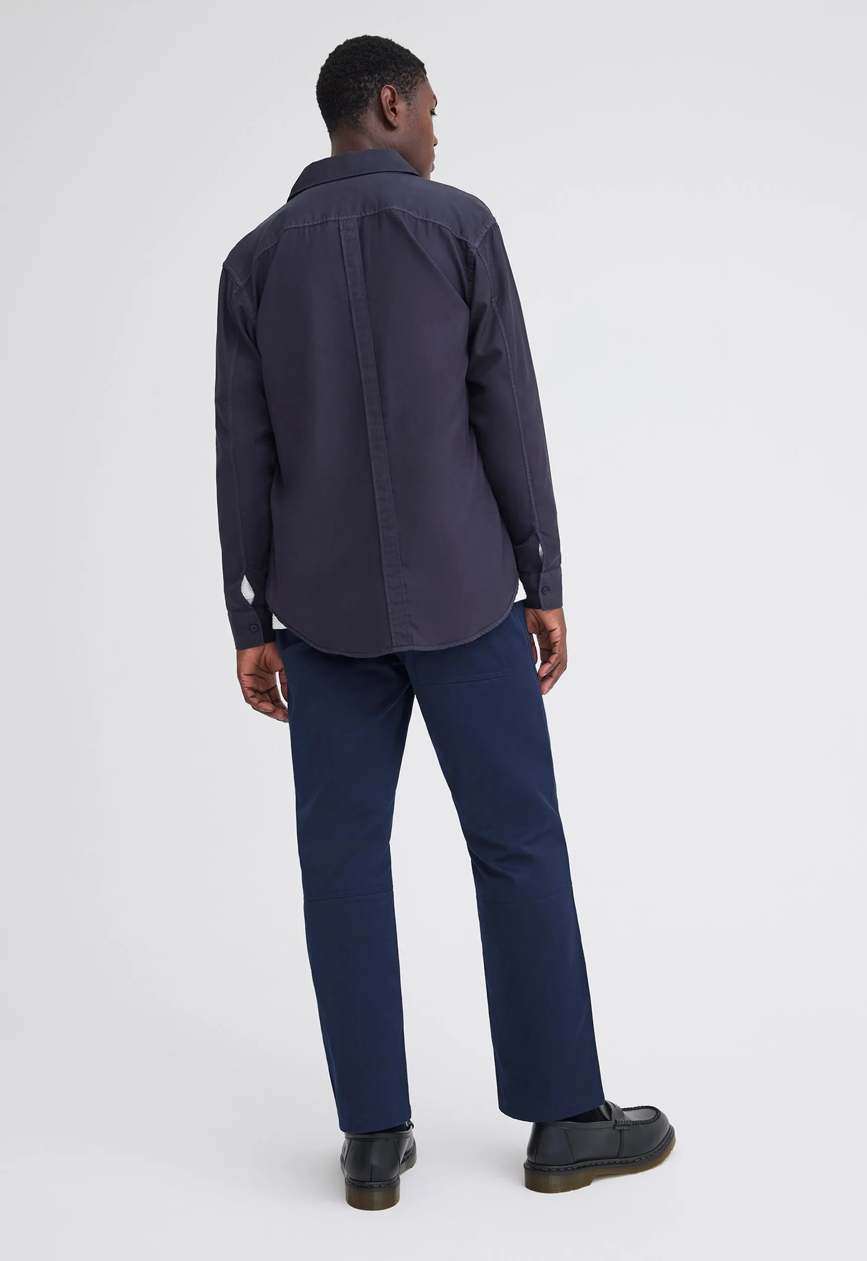 Cavan Cotton Shirt - Darkest Navy