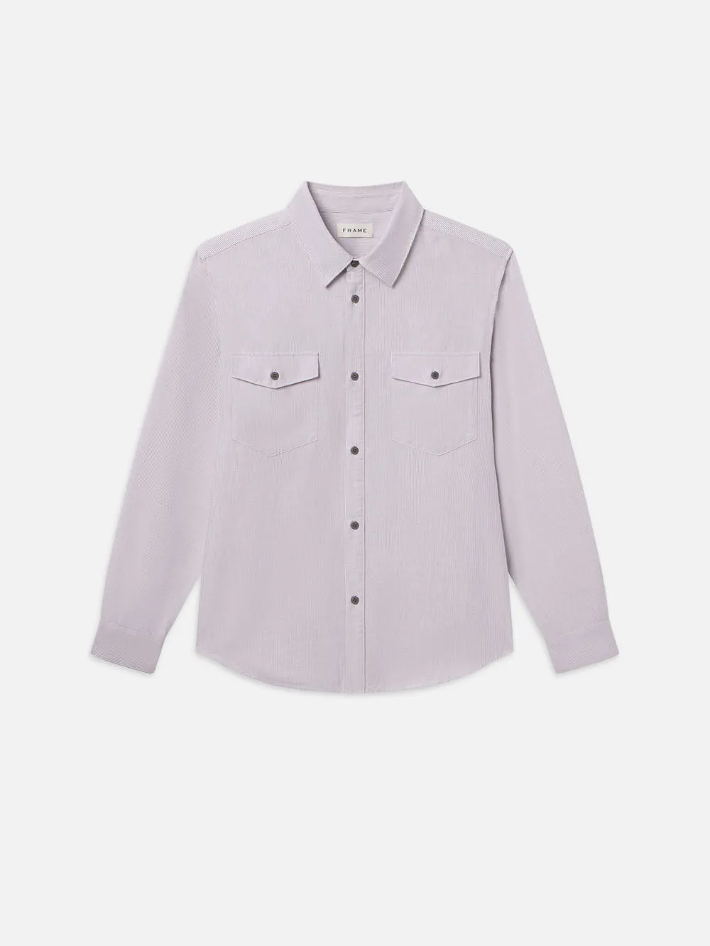 Classic Oxford Shirt -- Lavender Stripe