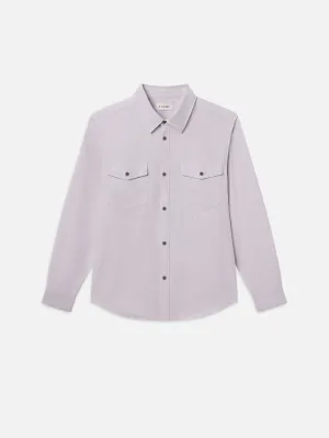 Classic Oxford Shirt -- Lavender Stripe