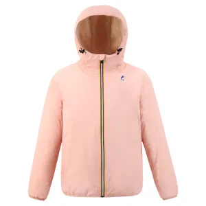 Claude Orsetto - Unisex Sherpa Lined Waterproof Full Zip Rain Jacket in Pink Intense