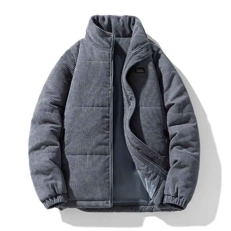 Cotton Coat Winter Men's Stand-up Collar Thermal Windproof Jacket