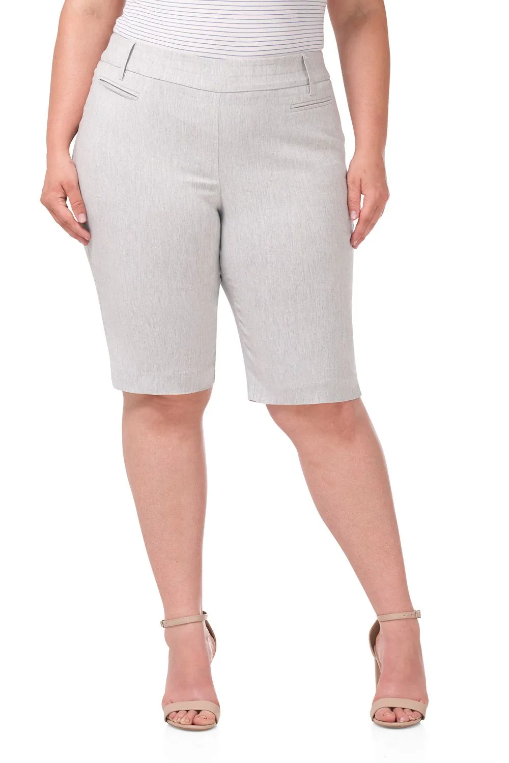 Curvy Pull-on 12” City Shorts with Tummy Control