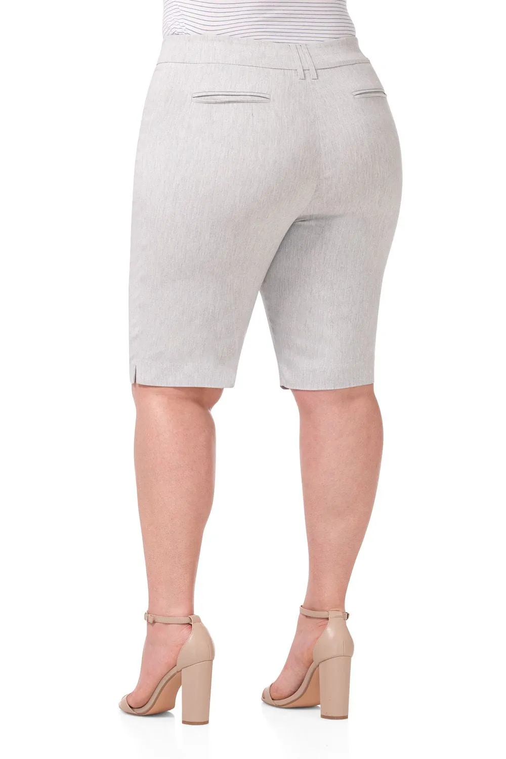 Curvy Pull-on 12” City Shorts with Tummy Control