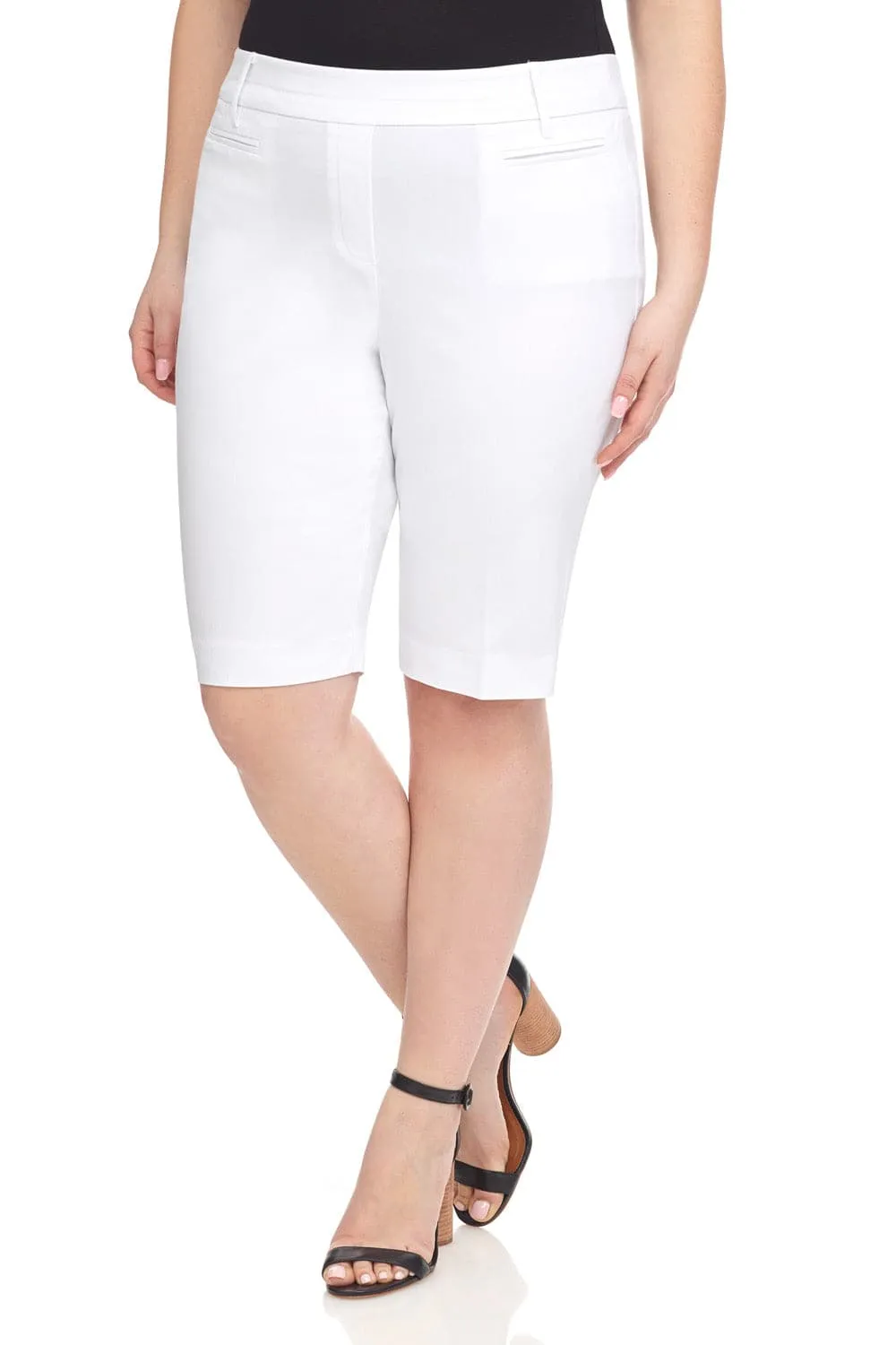 Curvy Pull-on 12” City Shorts with Tummy Control