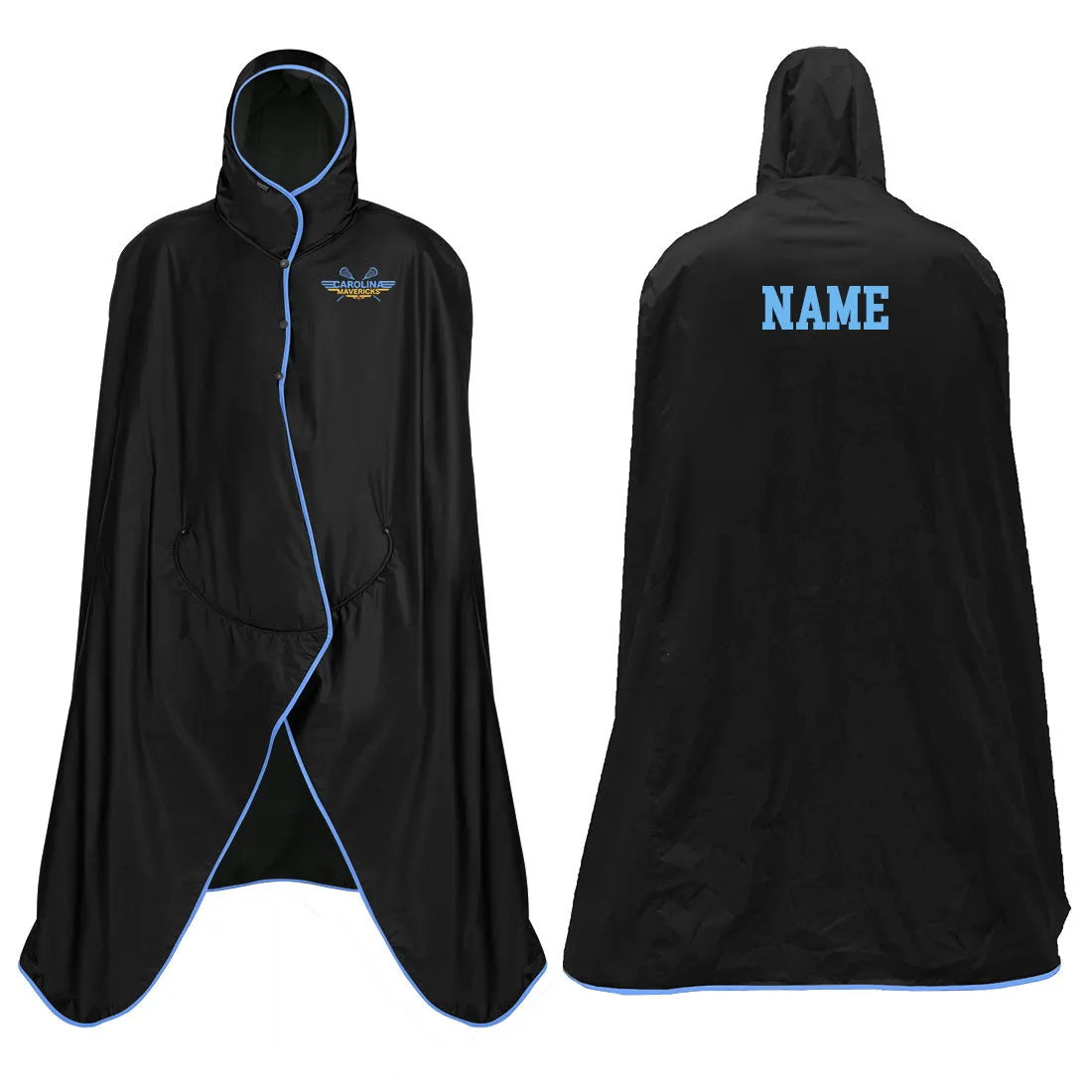 Custom Carolina Mavericks Hooded Blanket