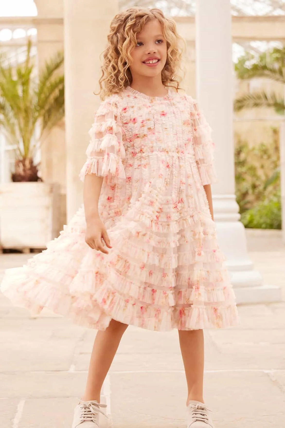 Enchanted Garden La Vie En Rose Kids Dress