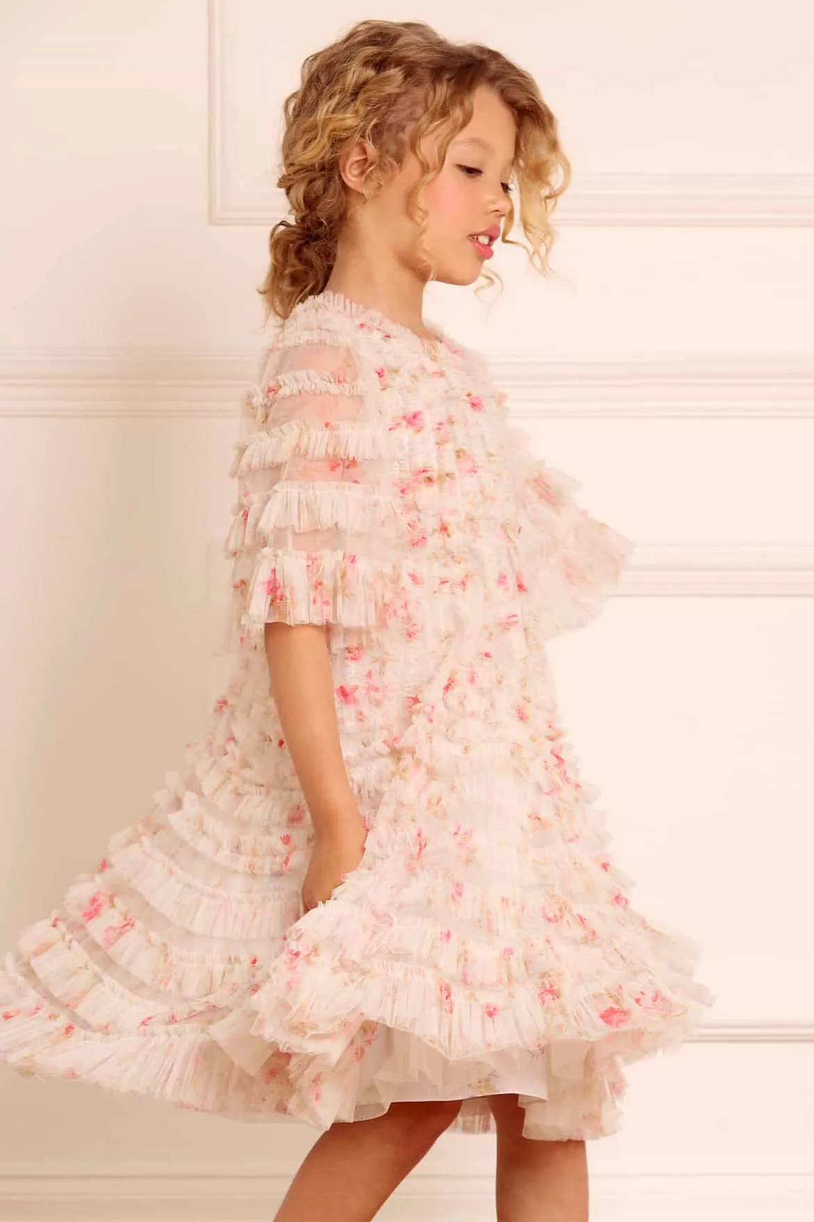 Enchanted Garden La Vie En Rose Kids Dress