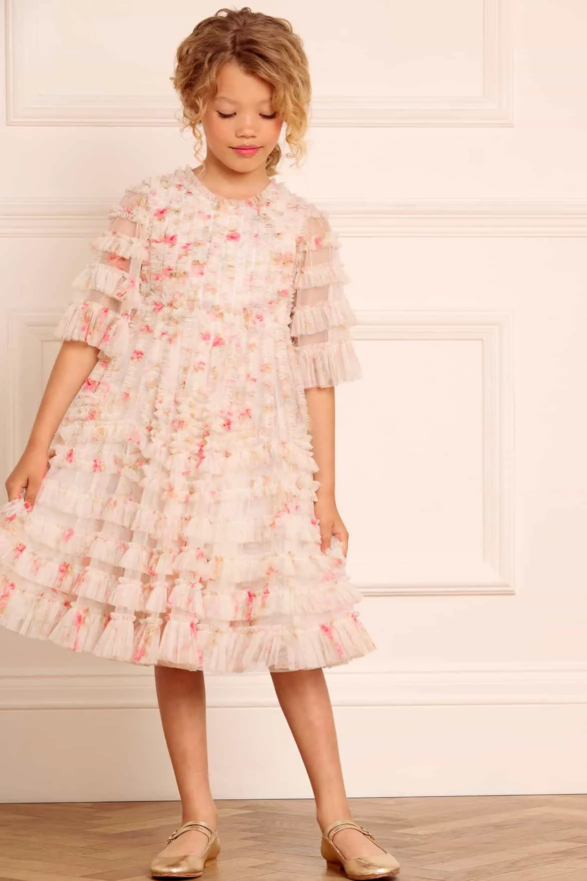 Enchanted Garden La Vie En Rose Kids Dress