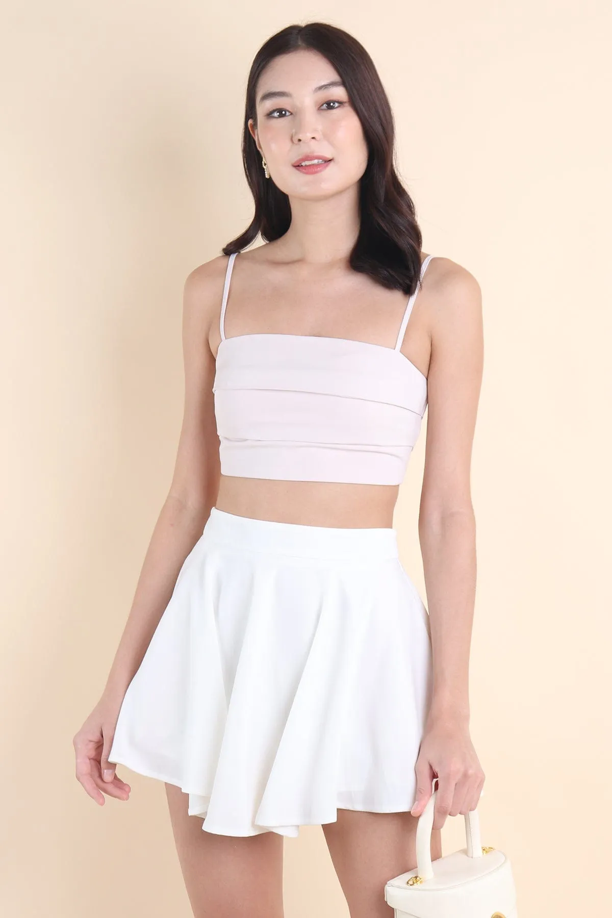 FABIAN PANEL TOP IN NUDE PINK