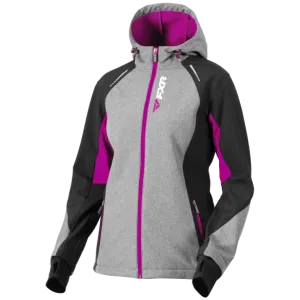 FXR Pulse Womens Softshell Jacket Heather/Berry