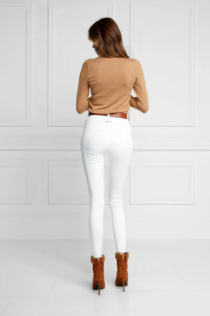 Holland Cooper Jodhpur Ladies Jean in White