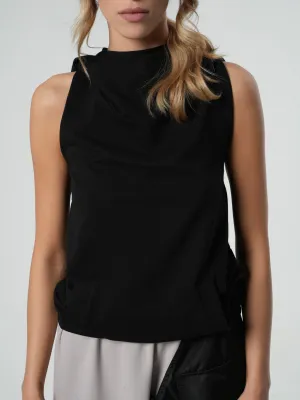 Hooded Sleeveless Top