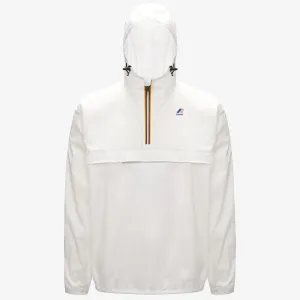 Leon - Packable Quarter Zip Rain Jacket in White