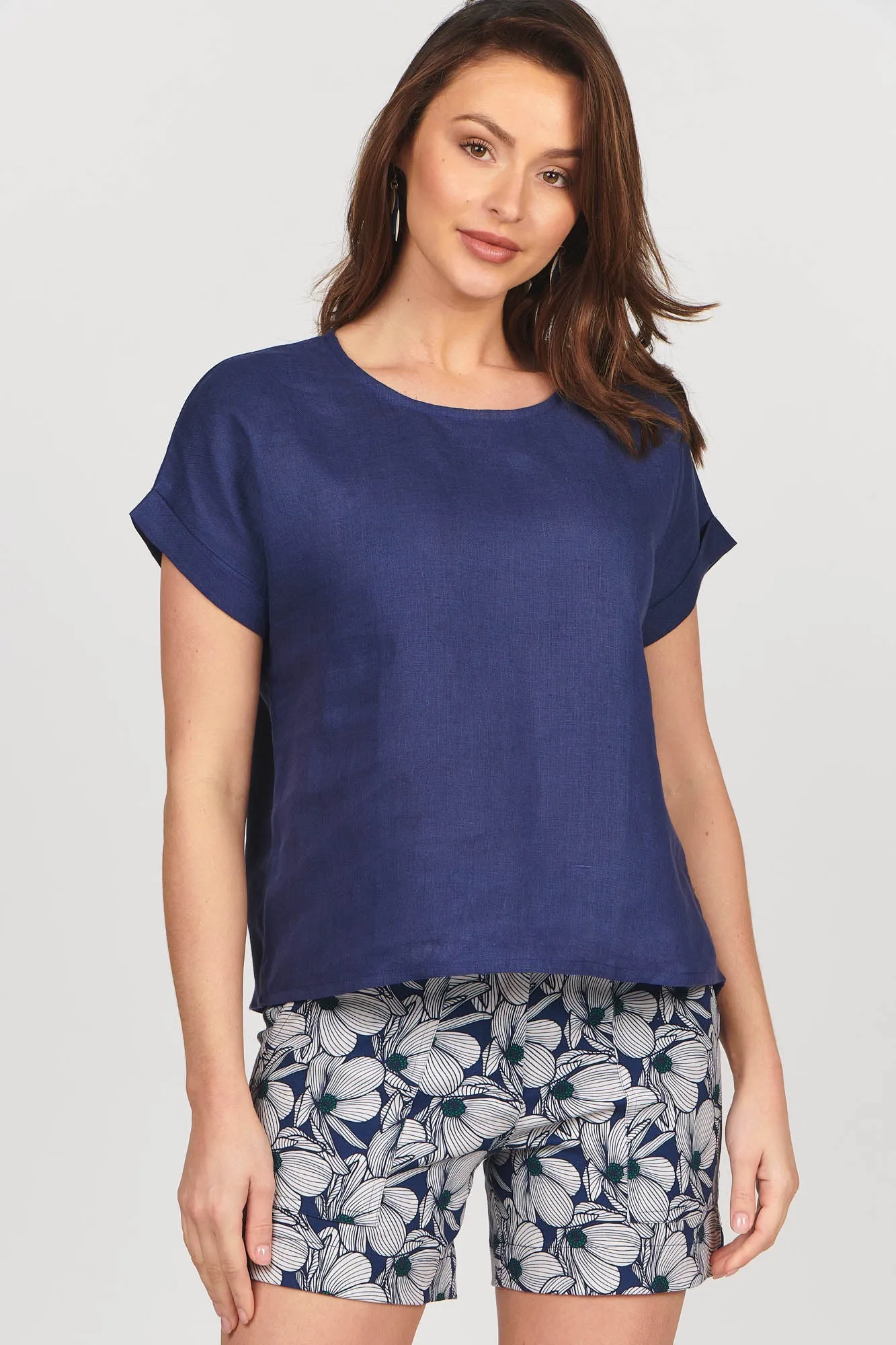 Luna Top Navy