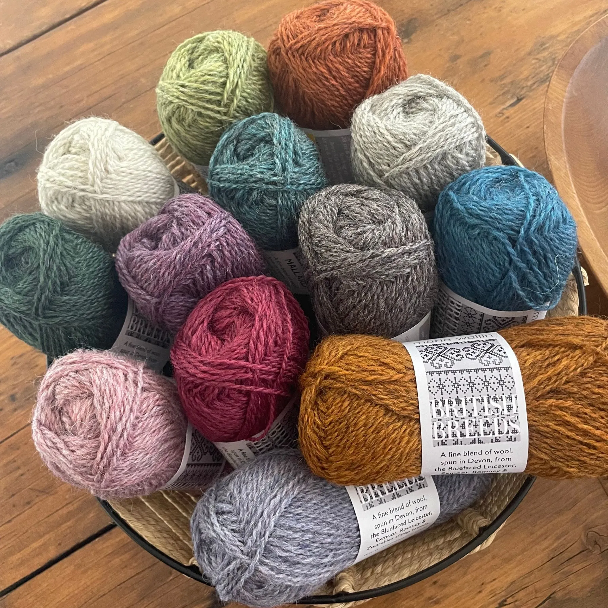 Marie Wallin's BRITISH BREEDS yarn