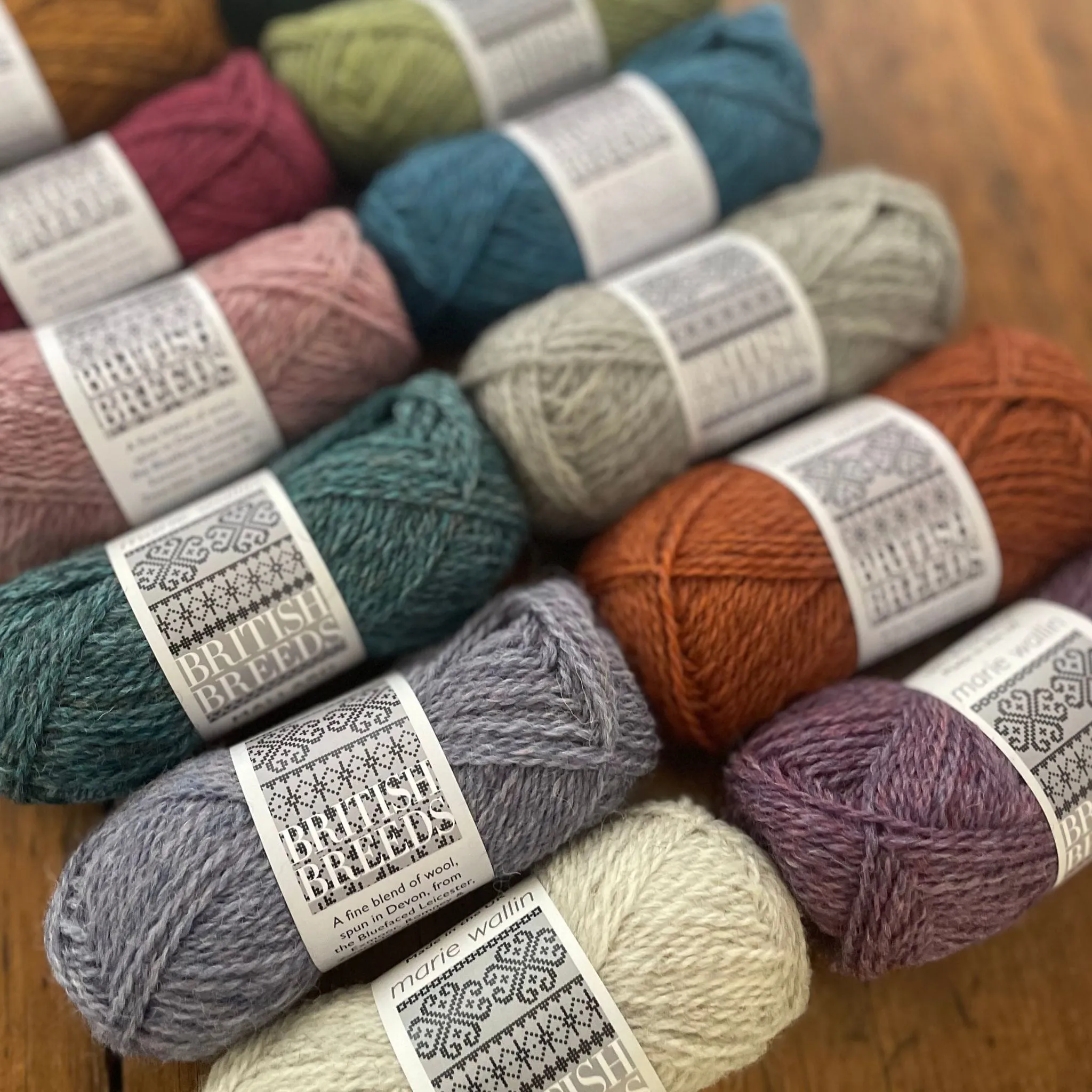 Marie Wallin's BRITISH BREEDS yarn