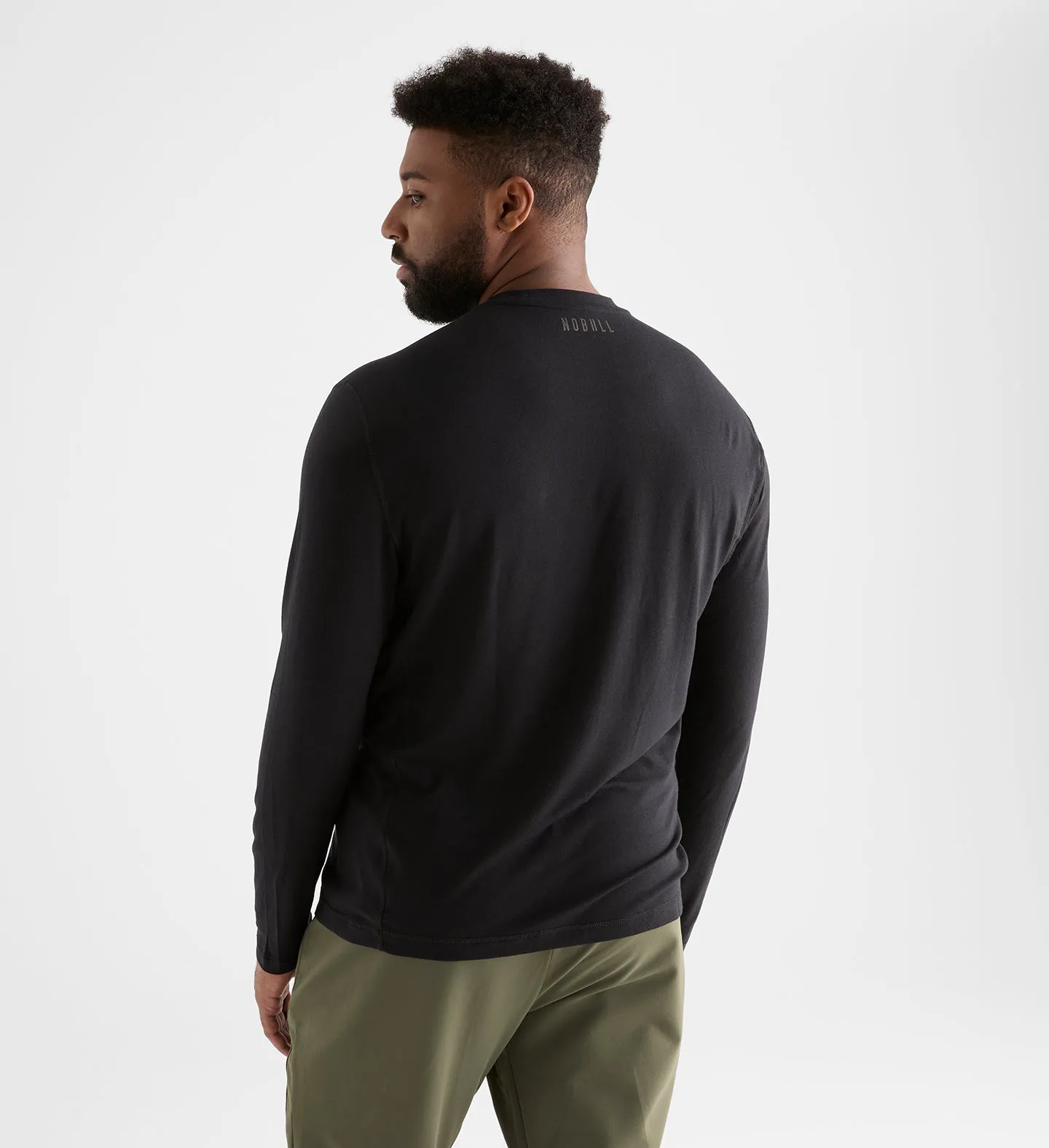 Men's Blended Merino Wool Long Sleeve Tee