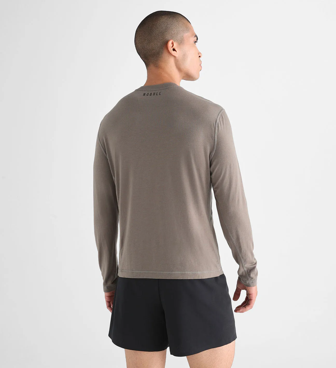 Men's Blended Merino Wool Long Sleeve Tee