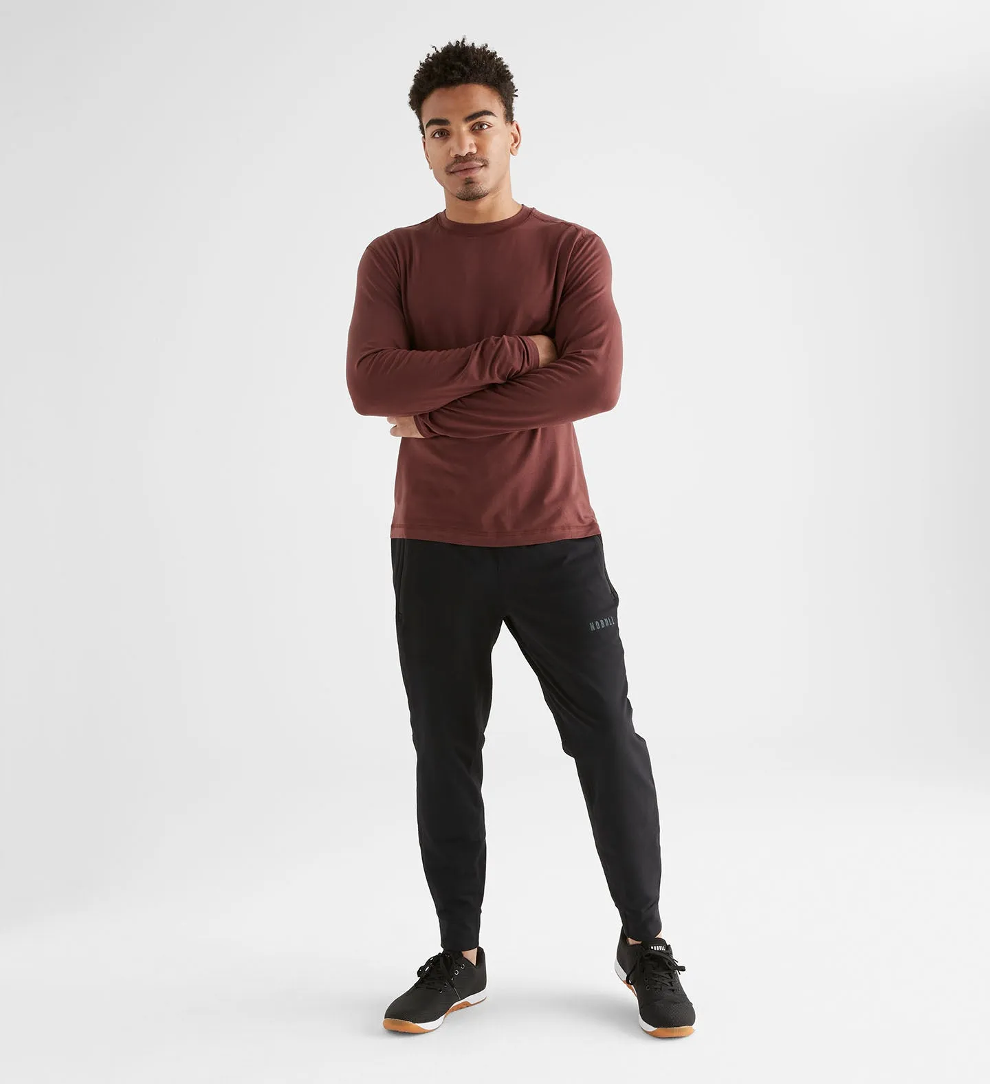 Men's Blended Merino Wool Long Sleeve Tee