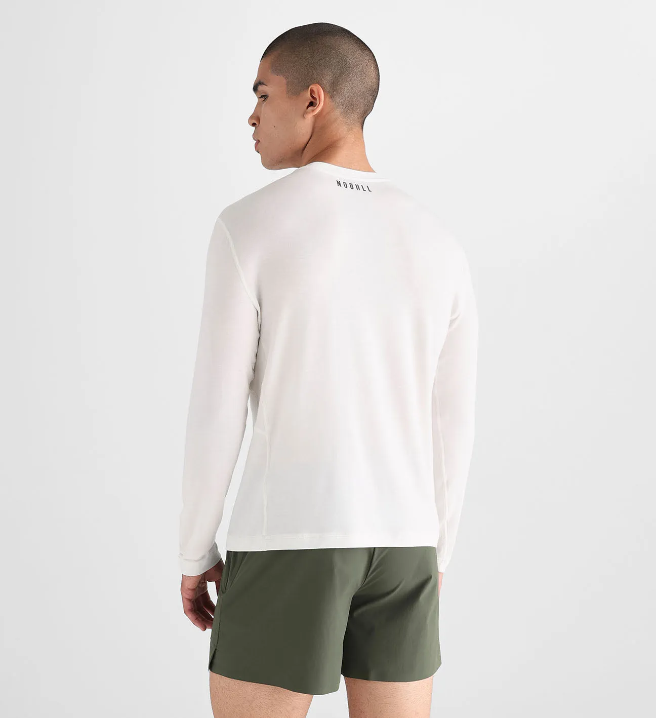 Men's Blended Merino Wool Long Sleeve Tee