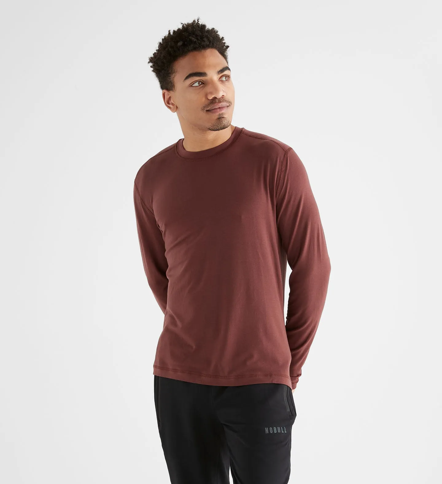 Men's Blended Merino Wool Long Sleeve Tee