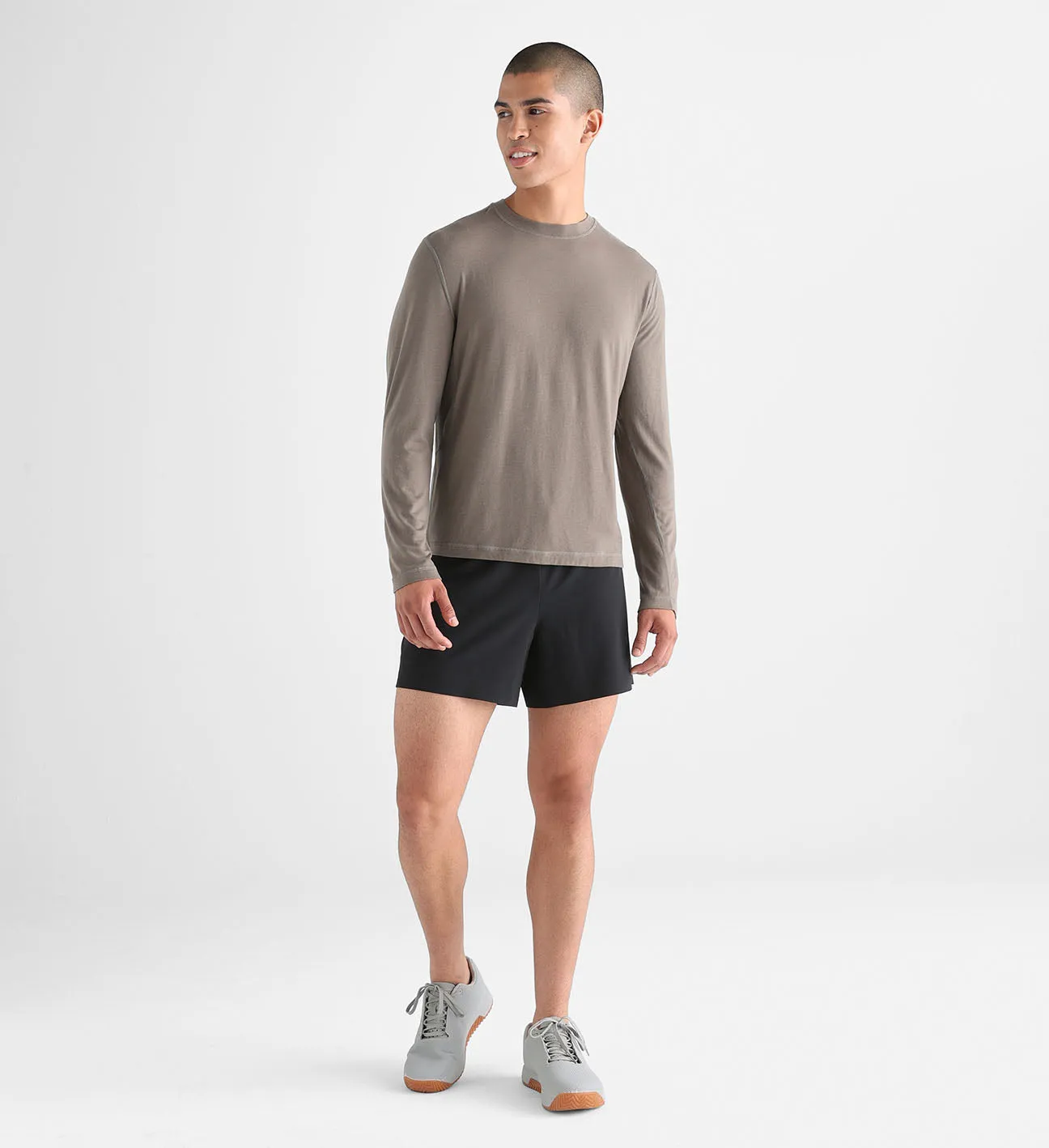 Men's Blended Merino Wool Long Sleeve Tee