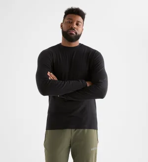 Men's Blended Merino Wool Long Sleeve Tee