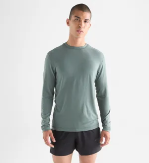 Men's Blended Merino Wool Long Sleeve Tee