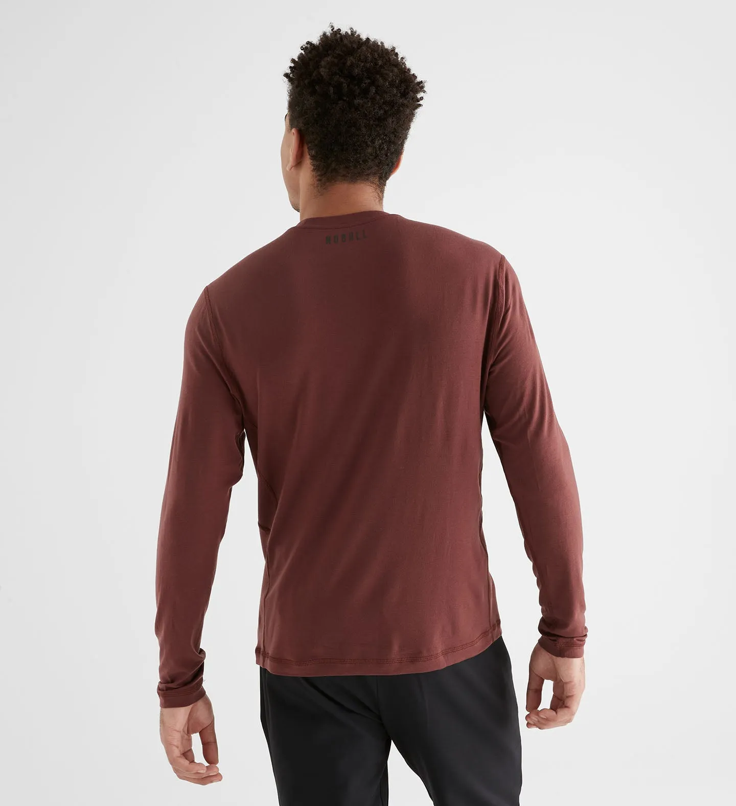 Men's Blended Merino Wool Long Sleeve Tee