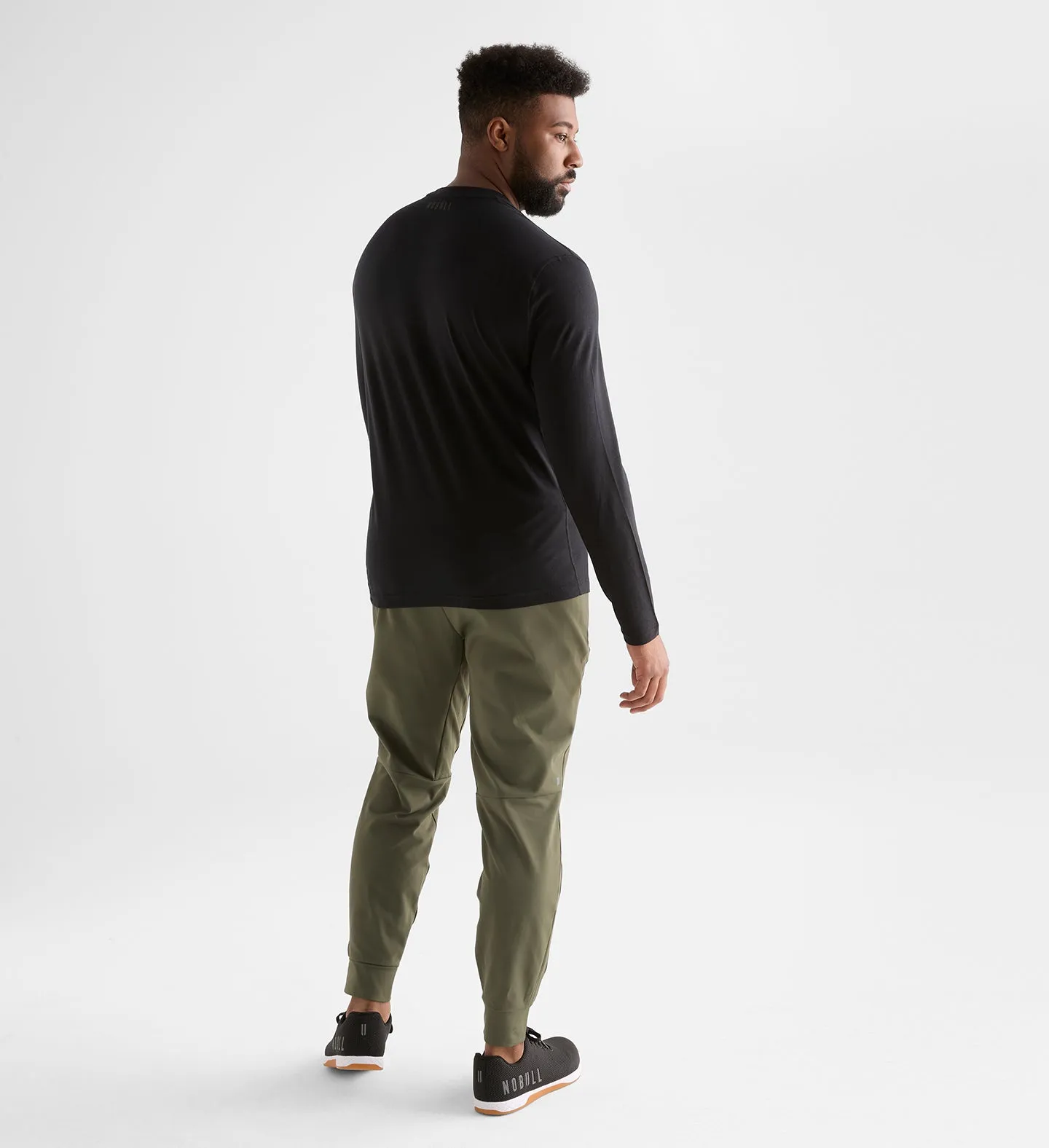 Men's Blended Merino Wool Long Sleeve Tee