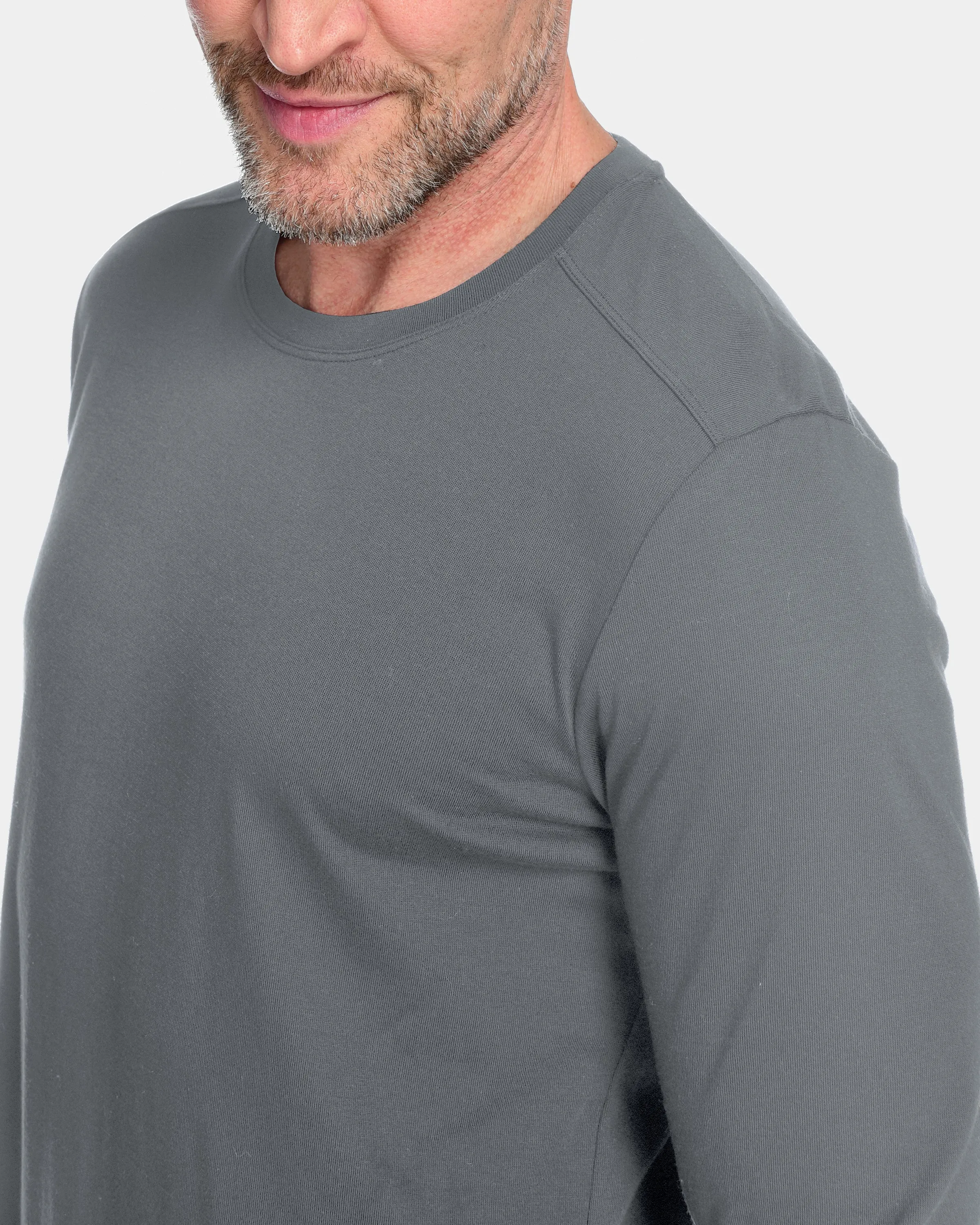 Men's Everyday Cashmere Long Sleeve Crew