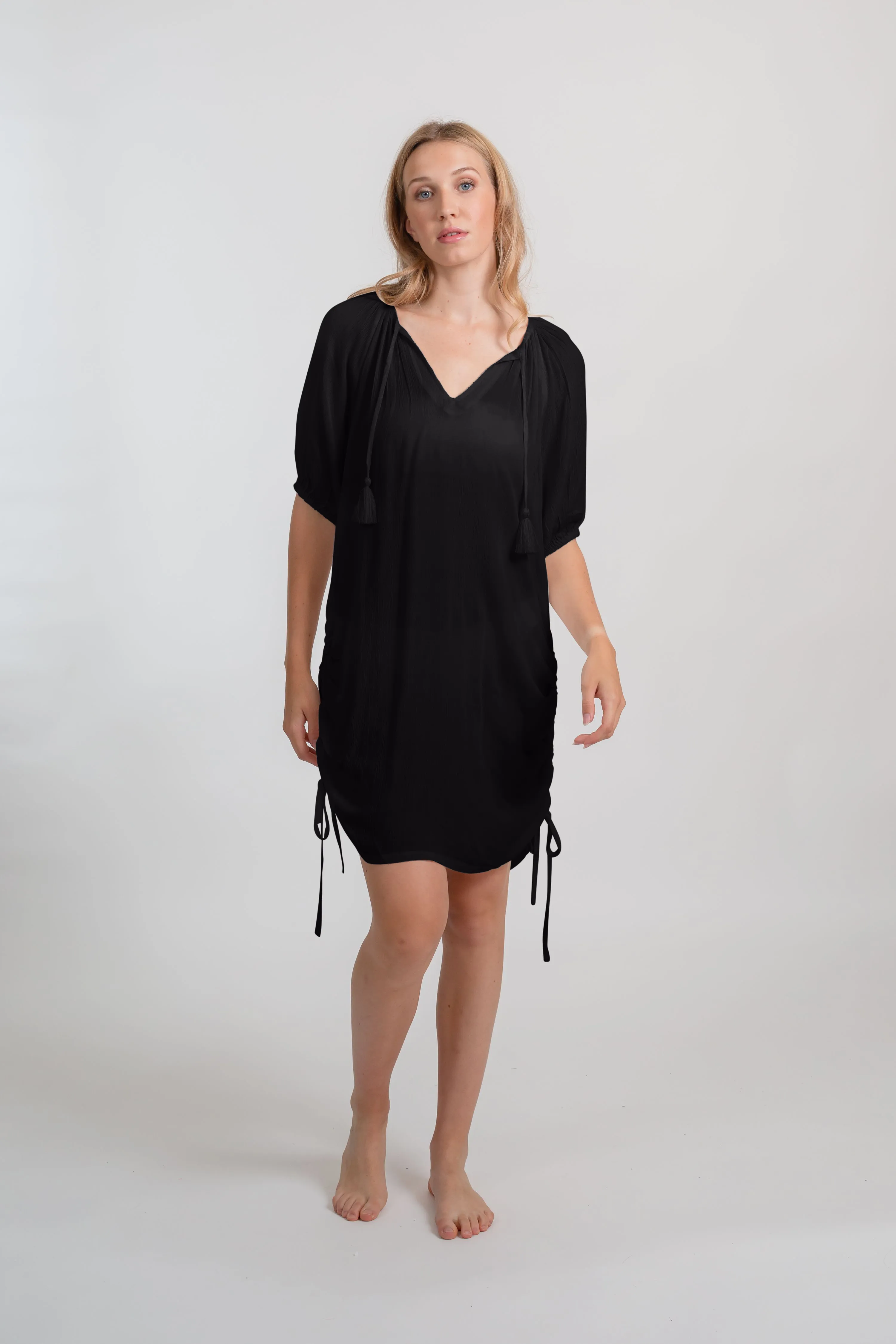 Miami Gathered Tunic Dress