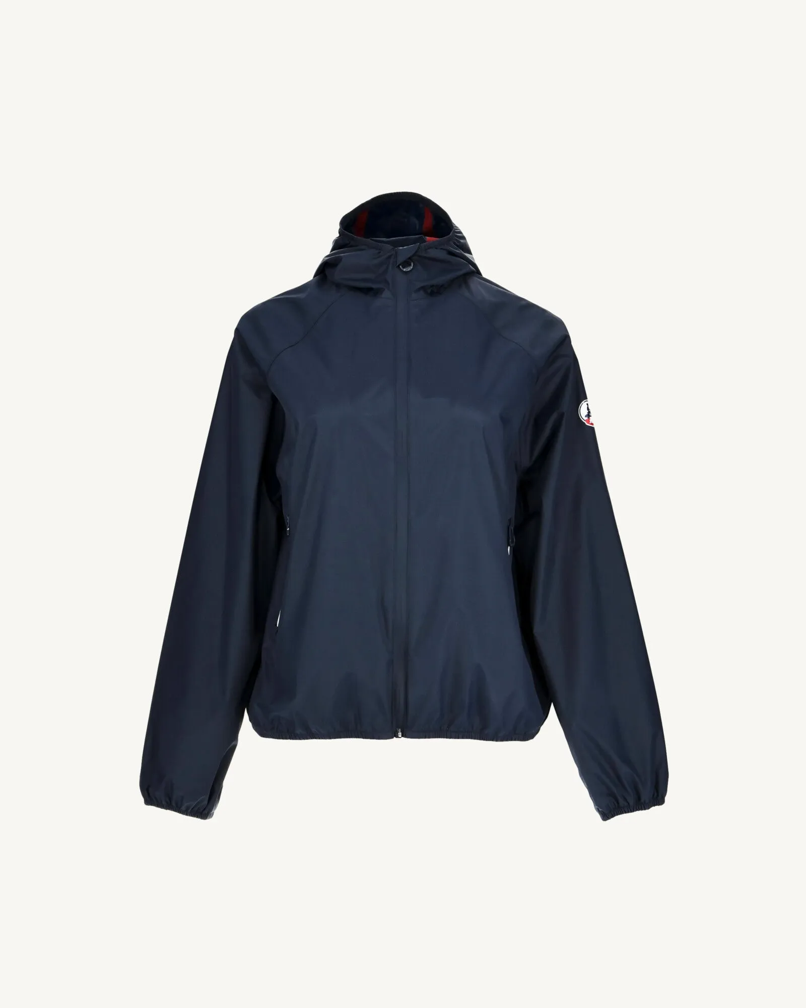 Navy Singapore packable waterproof jacket