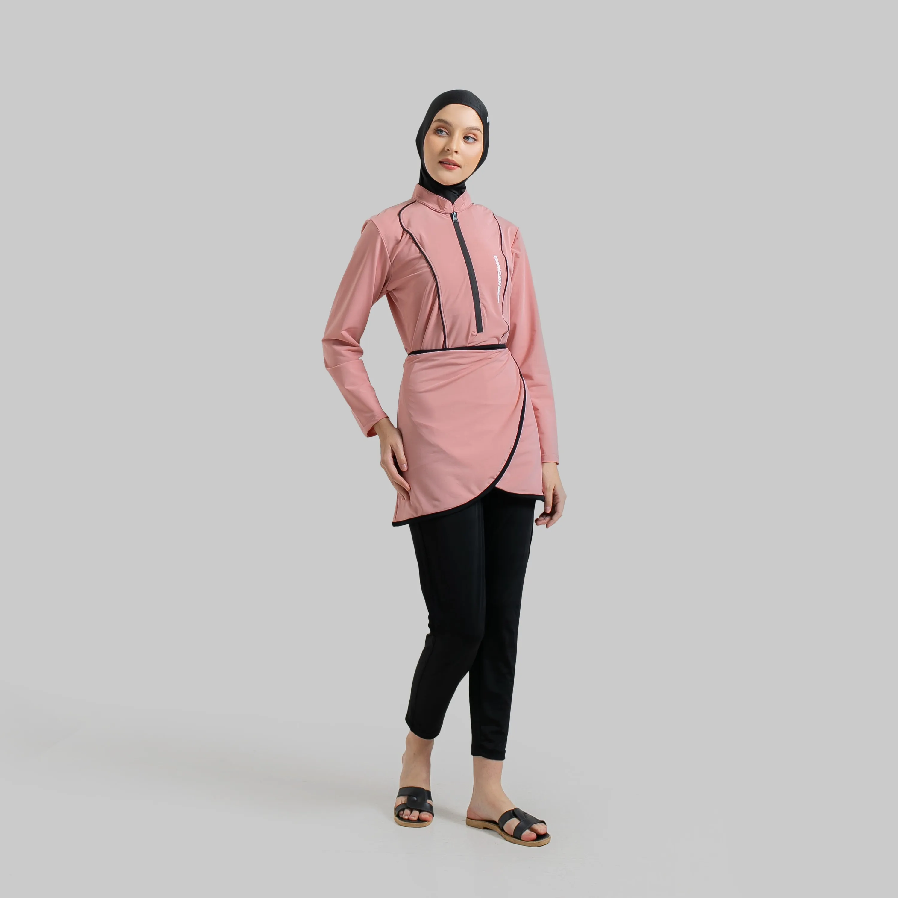 Noore - Serenity Burkini - Dusty Pink