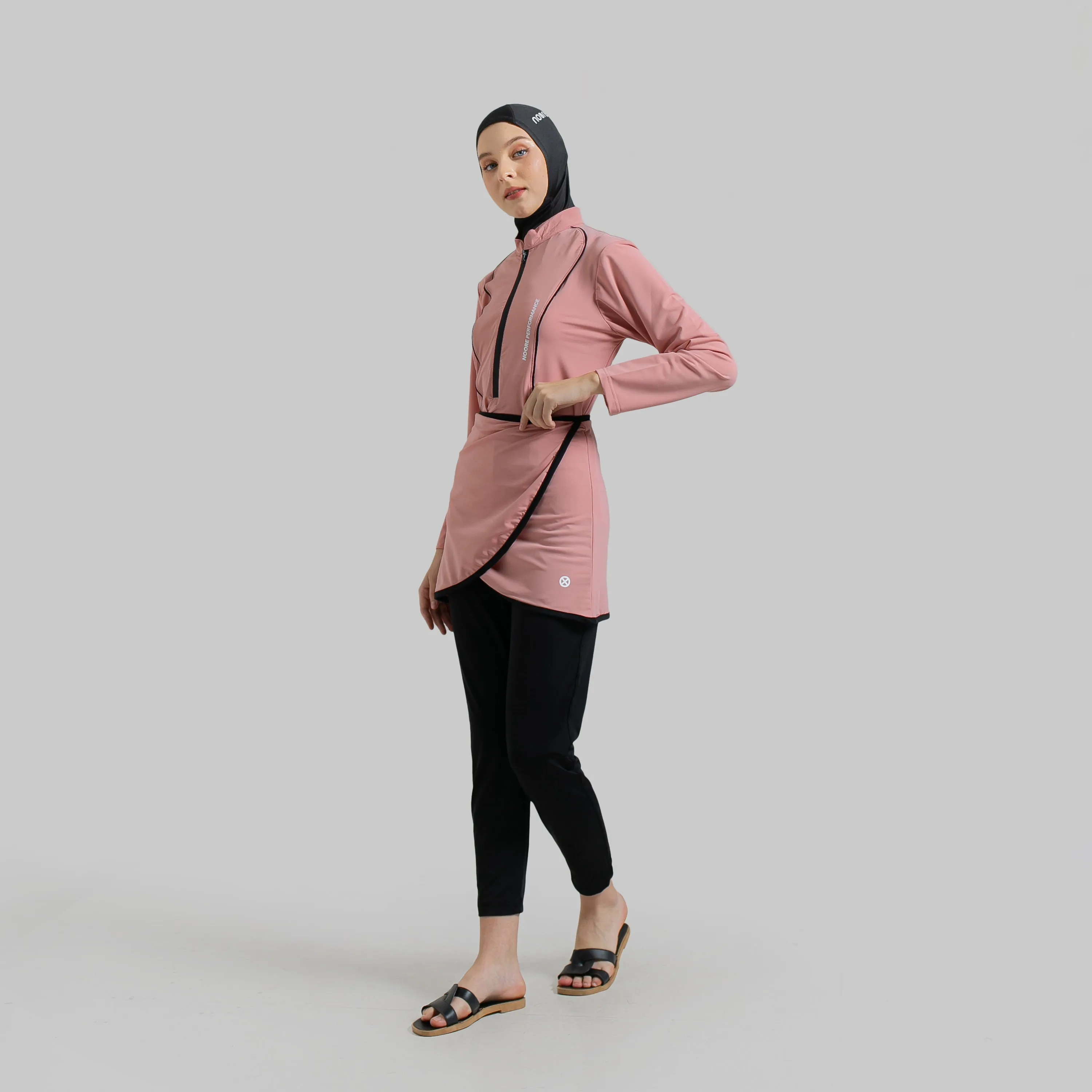 Noore - Serenity Burkini - Dusty Pink