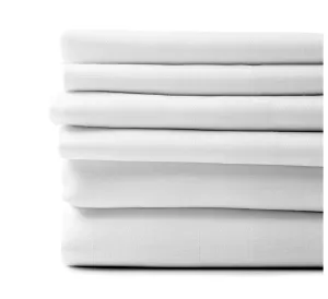 Percale Super Soft Fitted Sheet 180 TC Indus Valley Cotton Linen Durable Comfortable Bedding Multiple Sizes and Colours by OLIVIA ROCCO