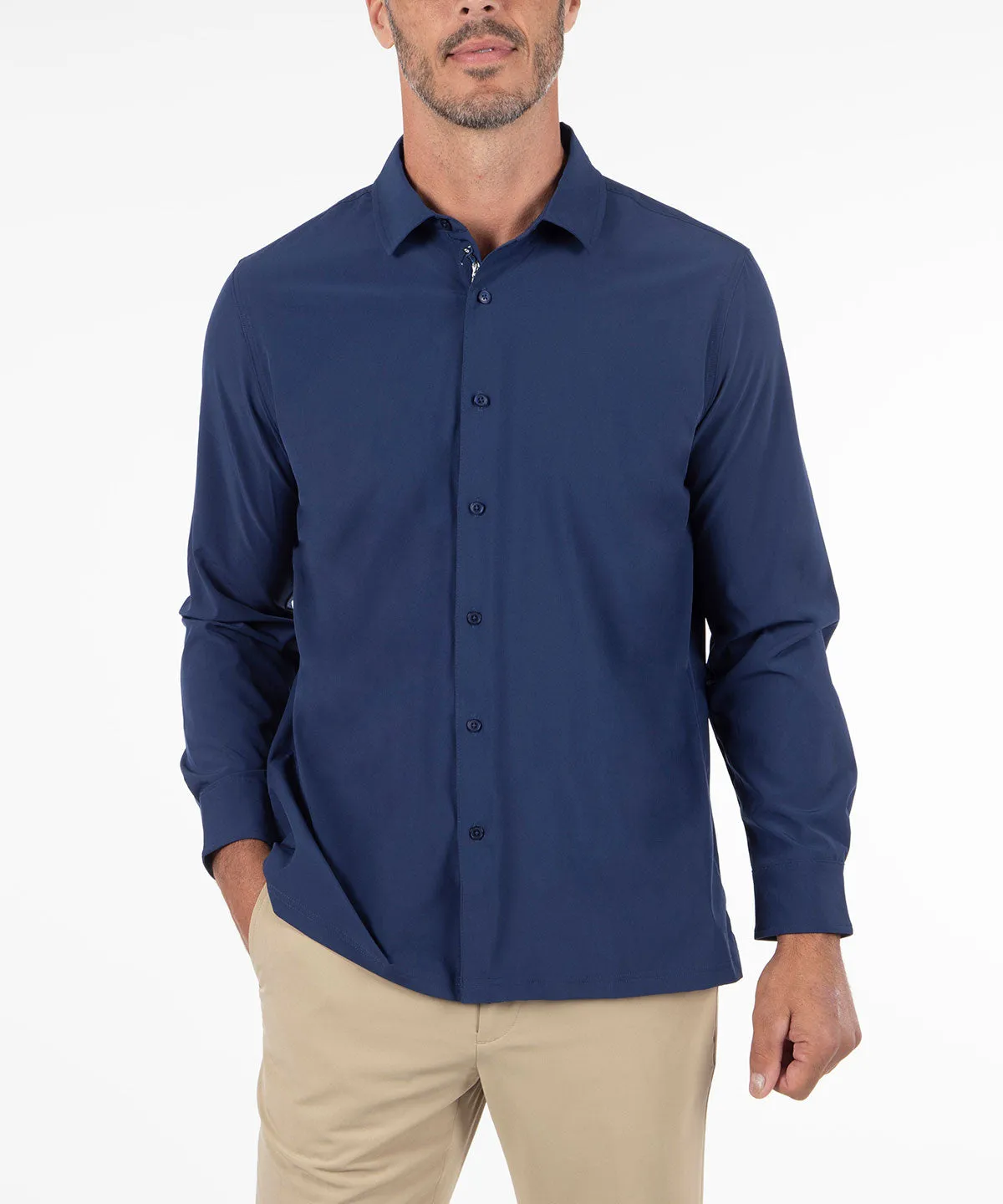 Performance Long Sleeve Poplin Shirt