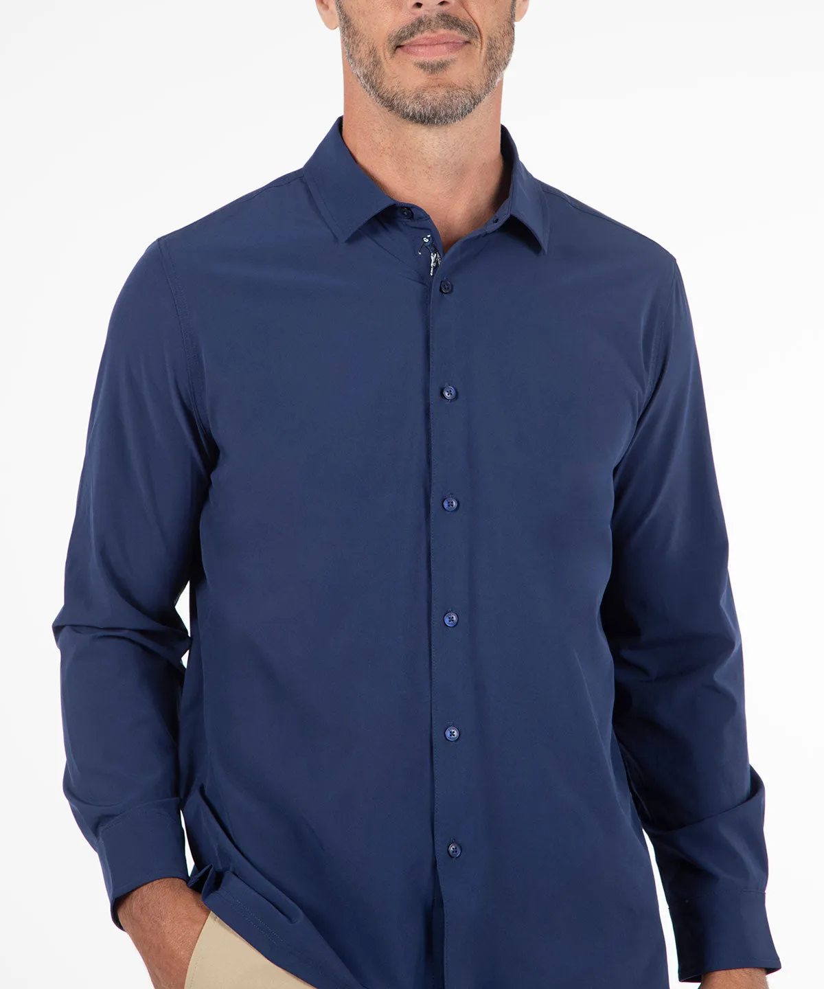 Performance Long Sleeve Poplin Shirt