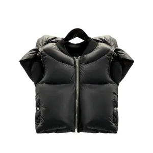 Pre Order:  3D Cutting Thickened Short Down Vest Jacket