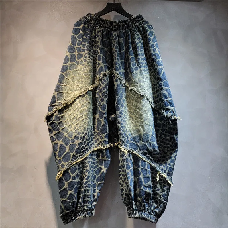 Pre Order: Animal Print Loose Fit Harem Pants