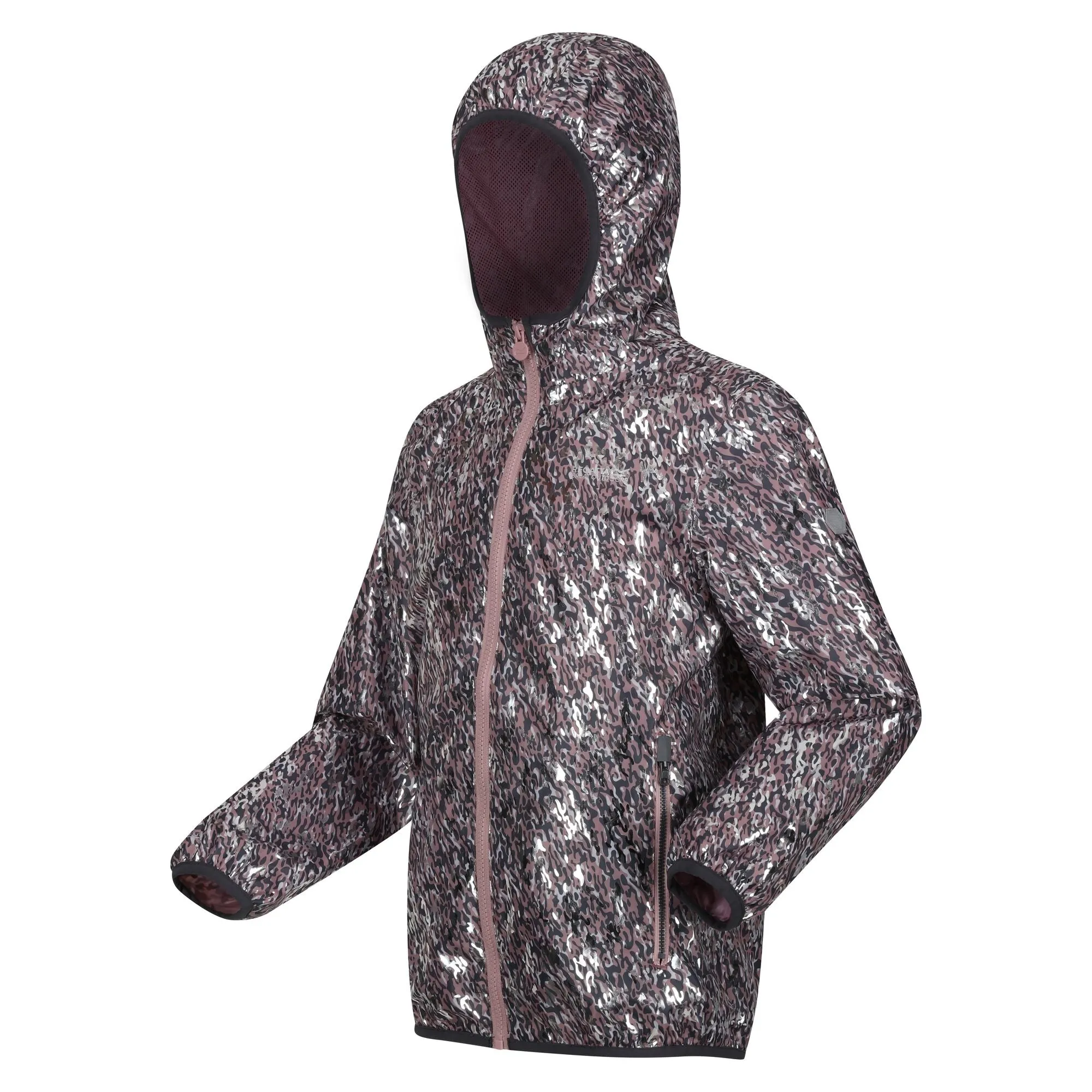 Regatta Kids Printed Lever Waterproof Jacket