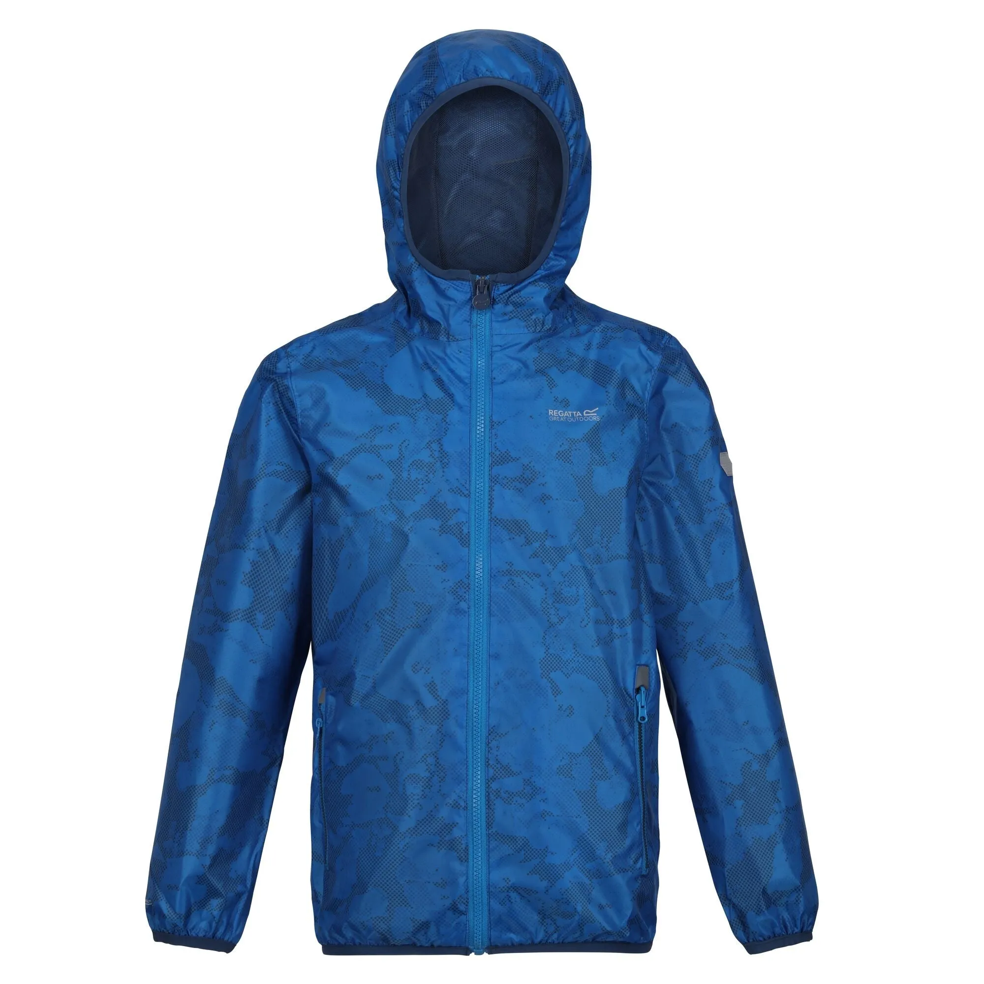 Regatta Kids Printed Lever Waterproof Jacket