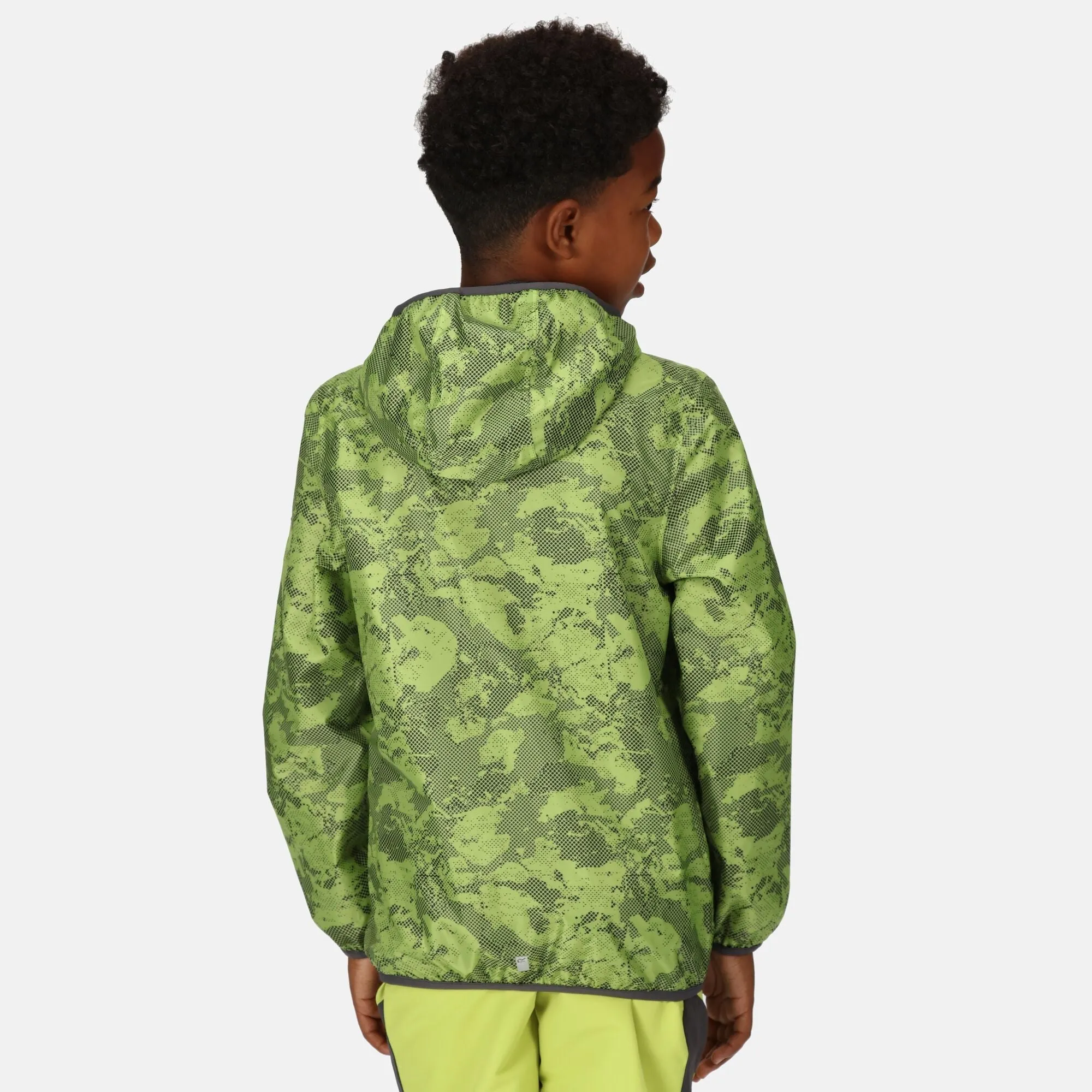 Regatta Kids Printed Lever Waterproof Jacket