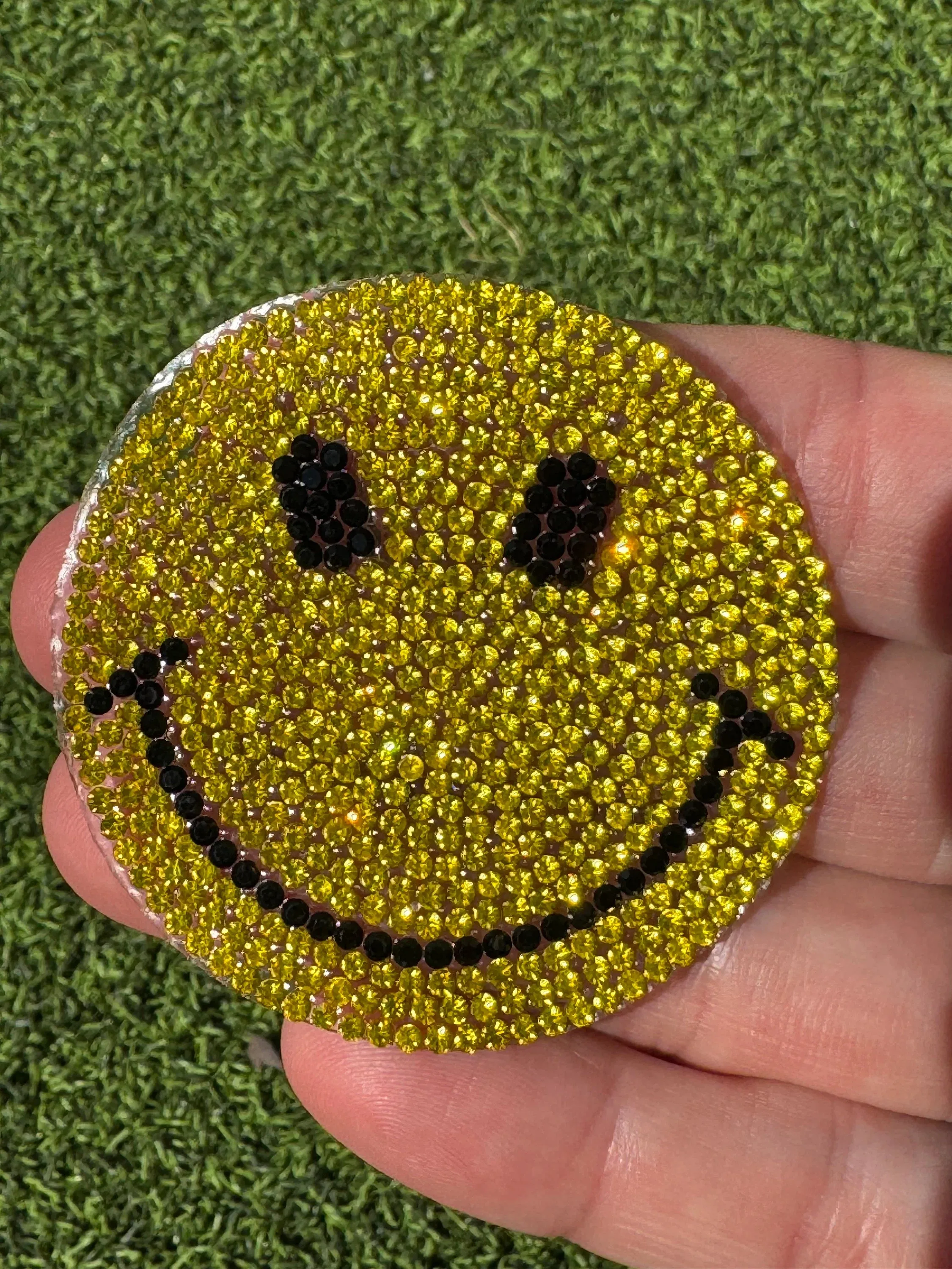 Smiley Face Iron On Patches