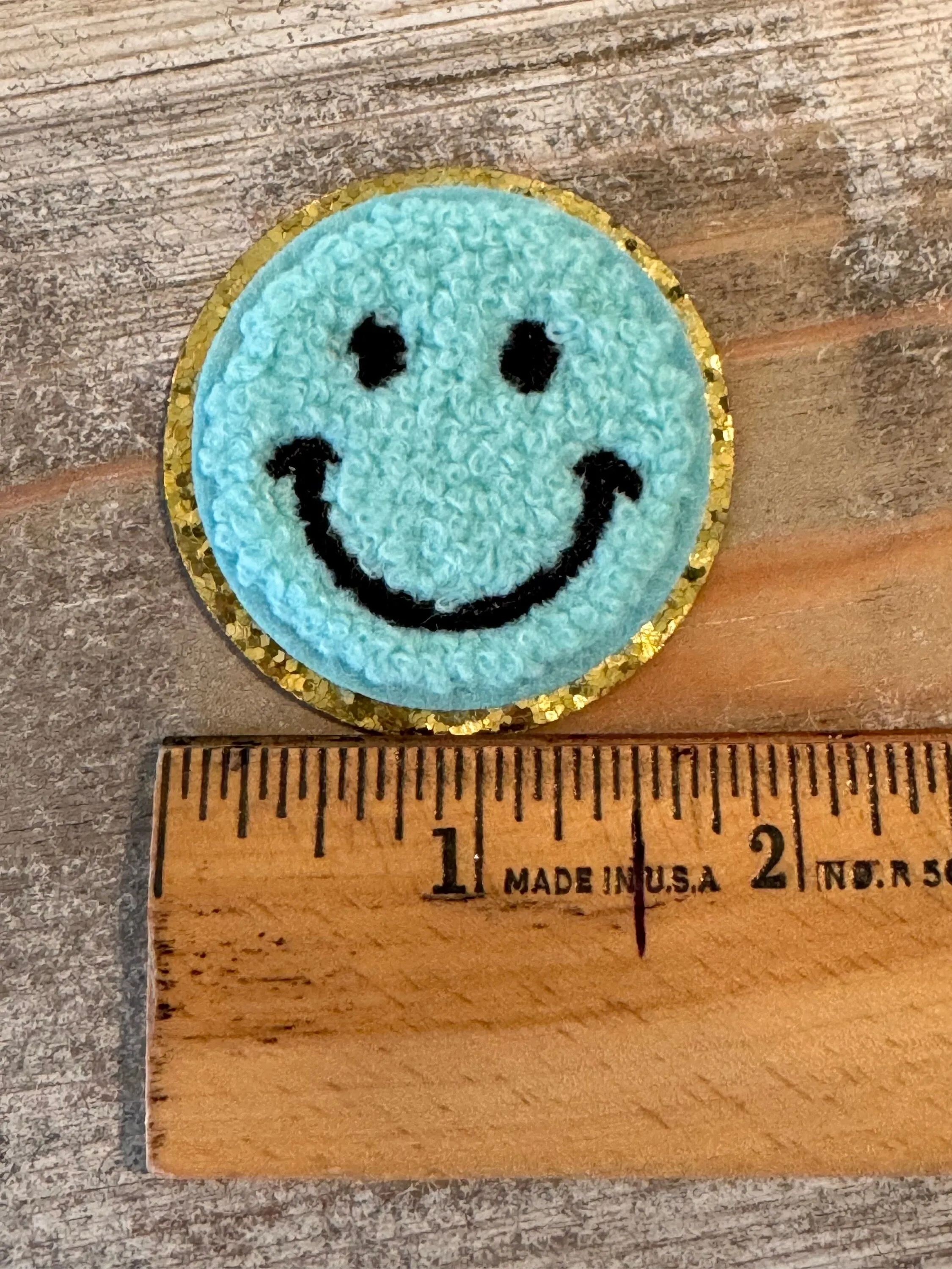 Smiley Face Iron On Patches